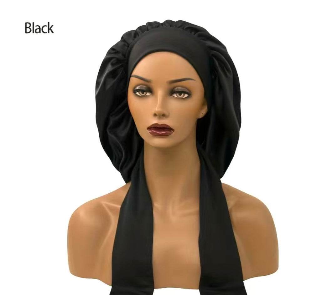 Satin Bonnet with tie